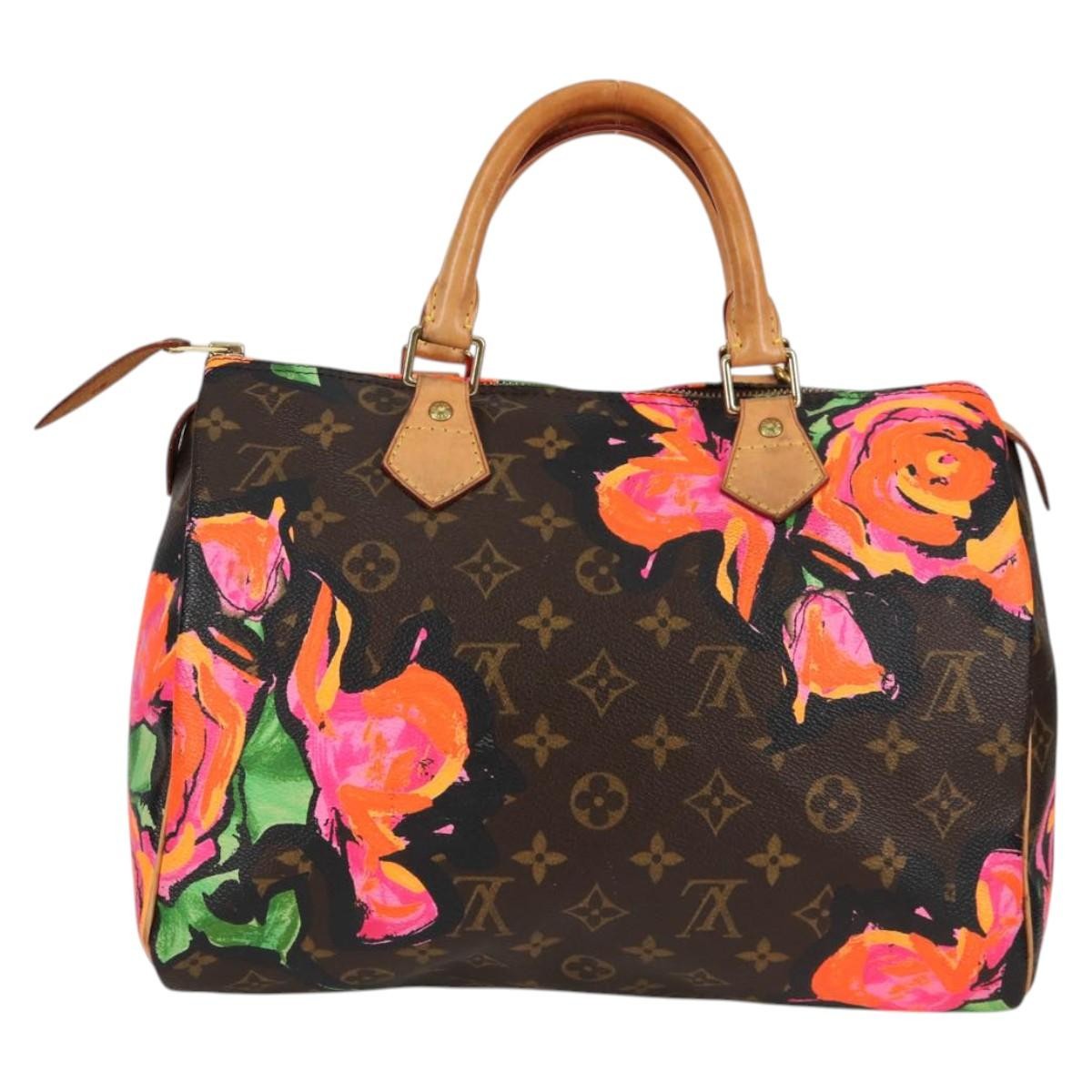 Louis Vuitton Louis Vuitton Speedy Handbag Limited Edition Monogram Roses 30 Bruin