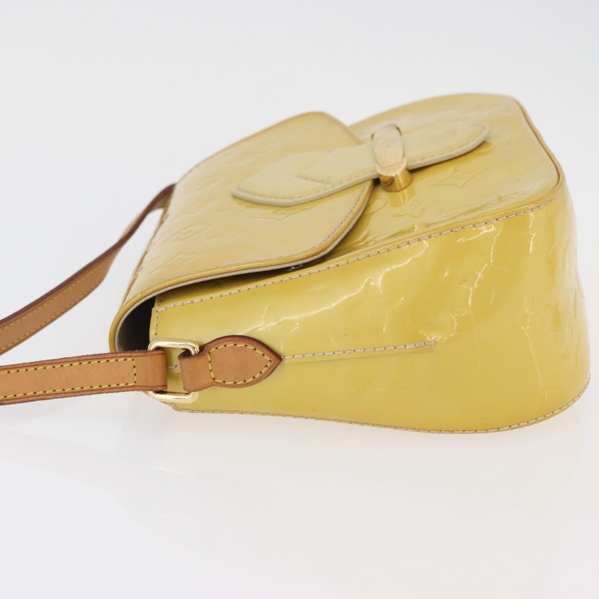 Louis Vuitton Bellflower Handbag Monogram Vernis GM Geel