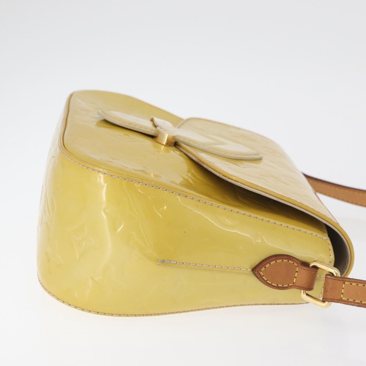 Louis Vuitton Bellflower Handbag Monogram Vernis GM Geel