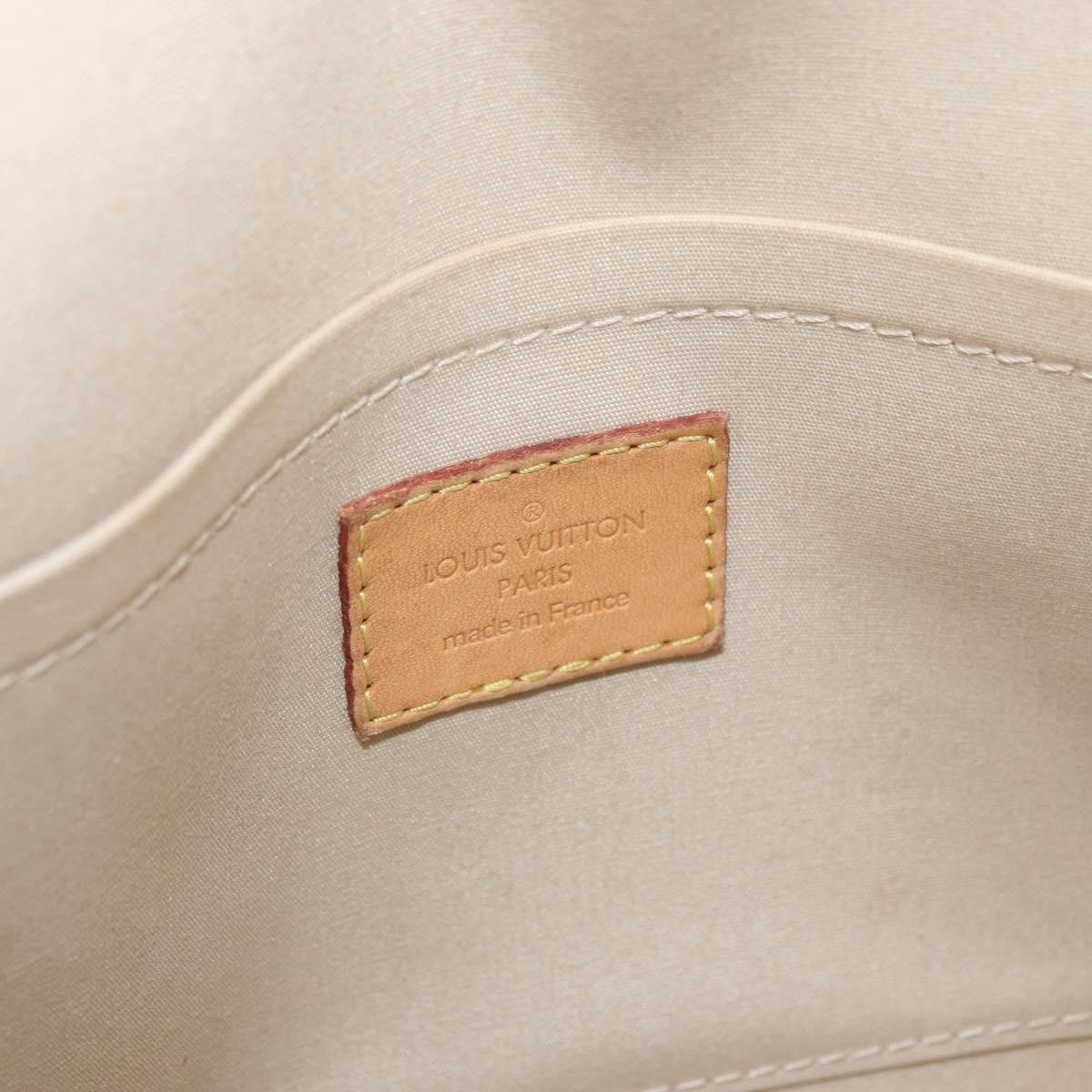 Louis Vuitton Bellflower Handbag Monogram Vernis GM Geel