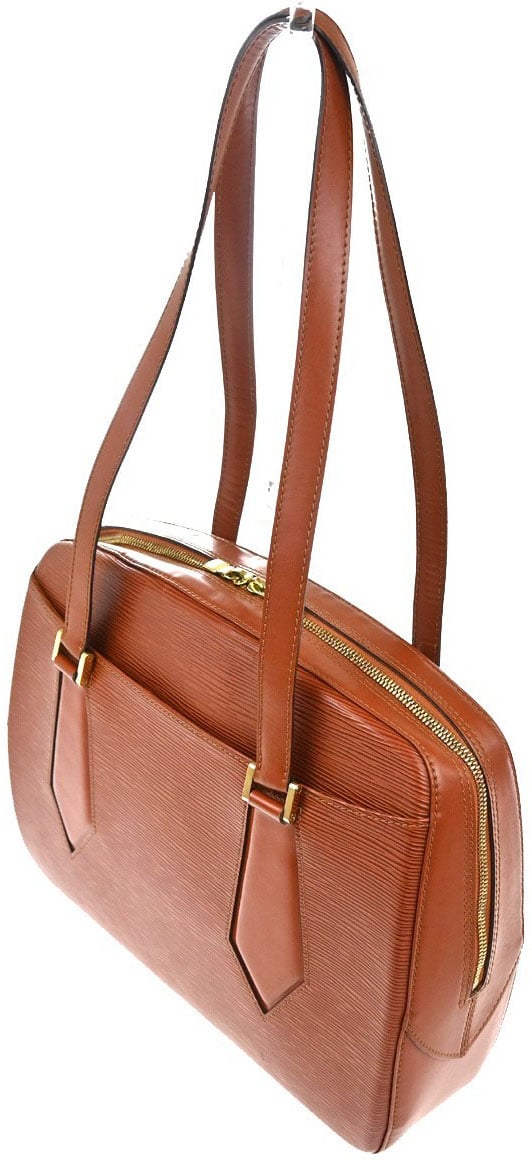 Louis Vuitton Louis Vuitton Voltaire Handbag Epi Leather Bruin