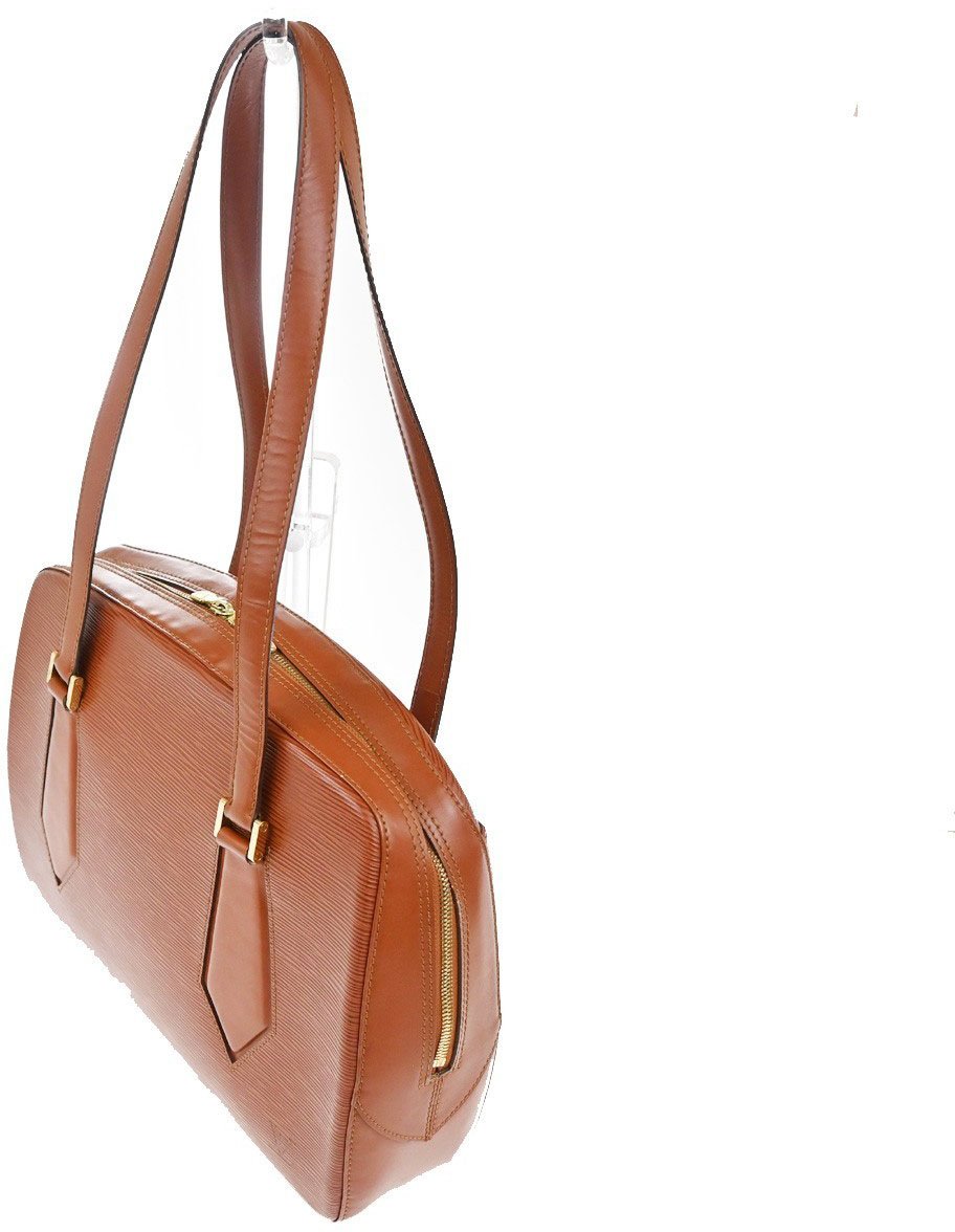 Louis Vuitton Louis Vuitton Voltaire Handbag Epi Leather Bruin