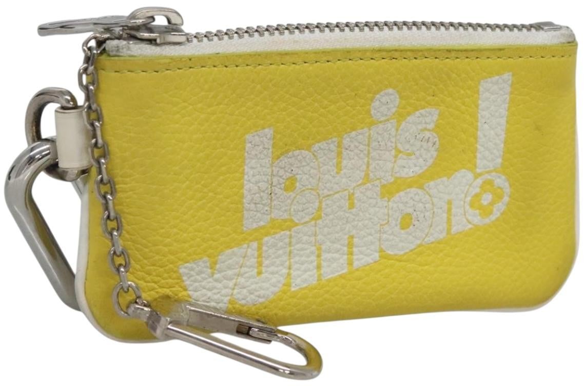 Louis Vuitton Louis Vuitton Pochette Clés Everyday LV leather Geel