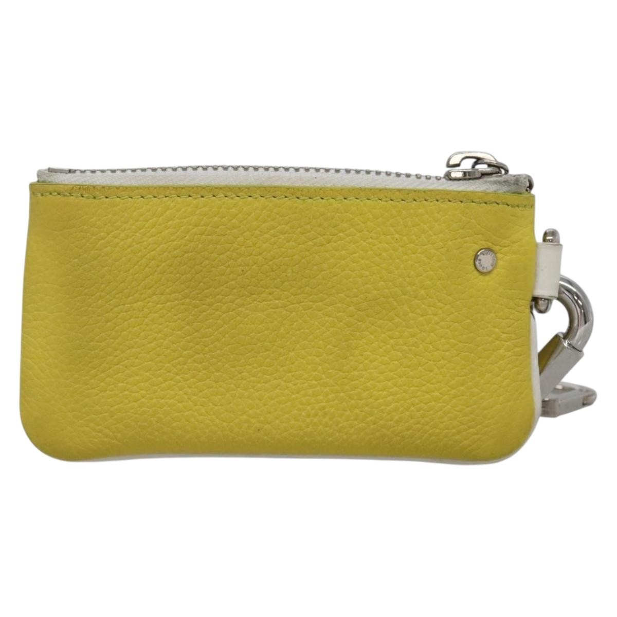 Louis Vuitton Louis Vuitton Pochette Clés Everyday LV leather Geel