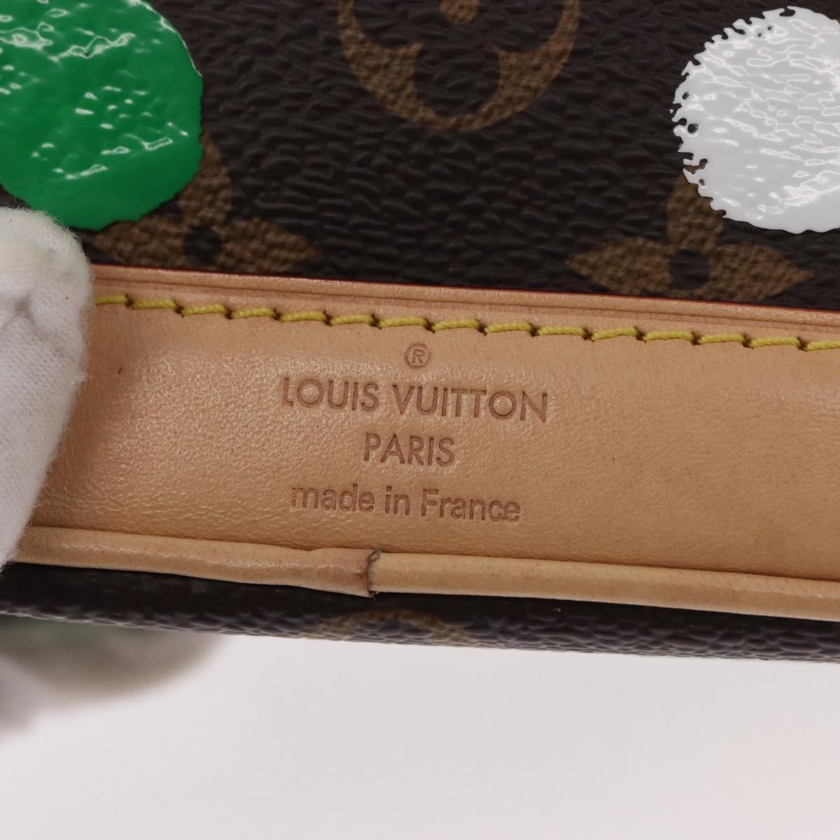 Louis Vuitton Louis Vuitton Noe Handbag Yayoi Kusama Painted Dots Monogram Canvas Nano Bruin