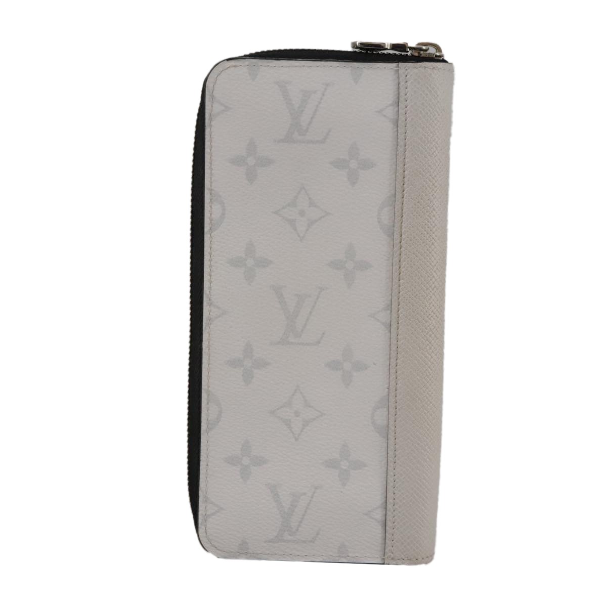 Louis Vuitton Louis Vuitton Zippy wallet vertical Taiga leather Wit