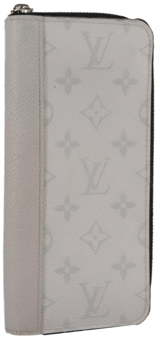 Louis Vuitton Louis Vuitton Zippy wallet vertical Taiga leather Wit