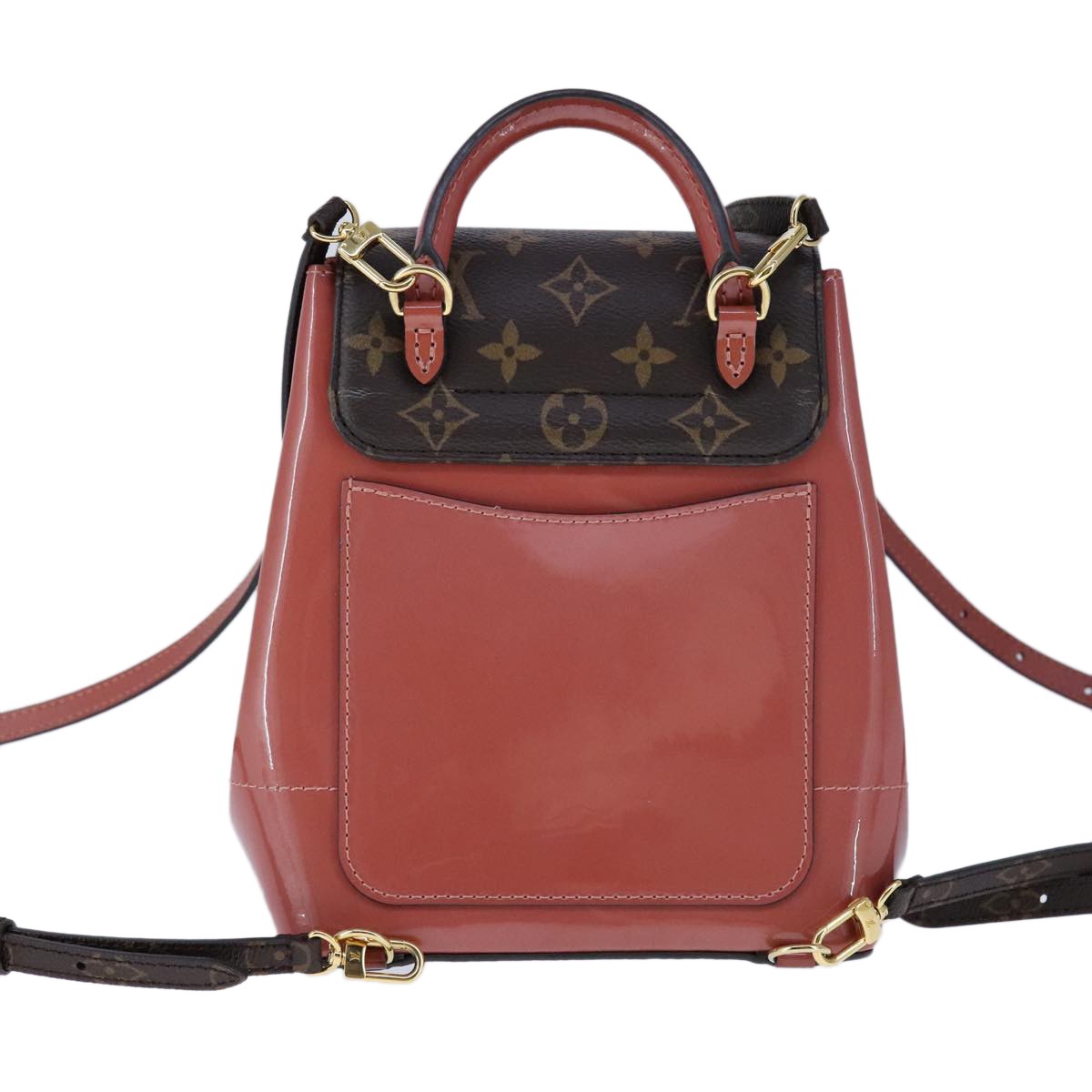 Louis Vuitton Louis Vuitton Hot Springs Backpack Monogram Vernis Roze