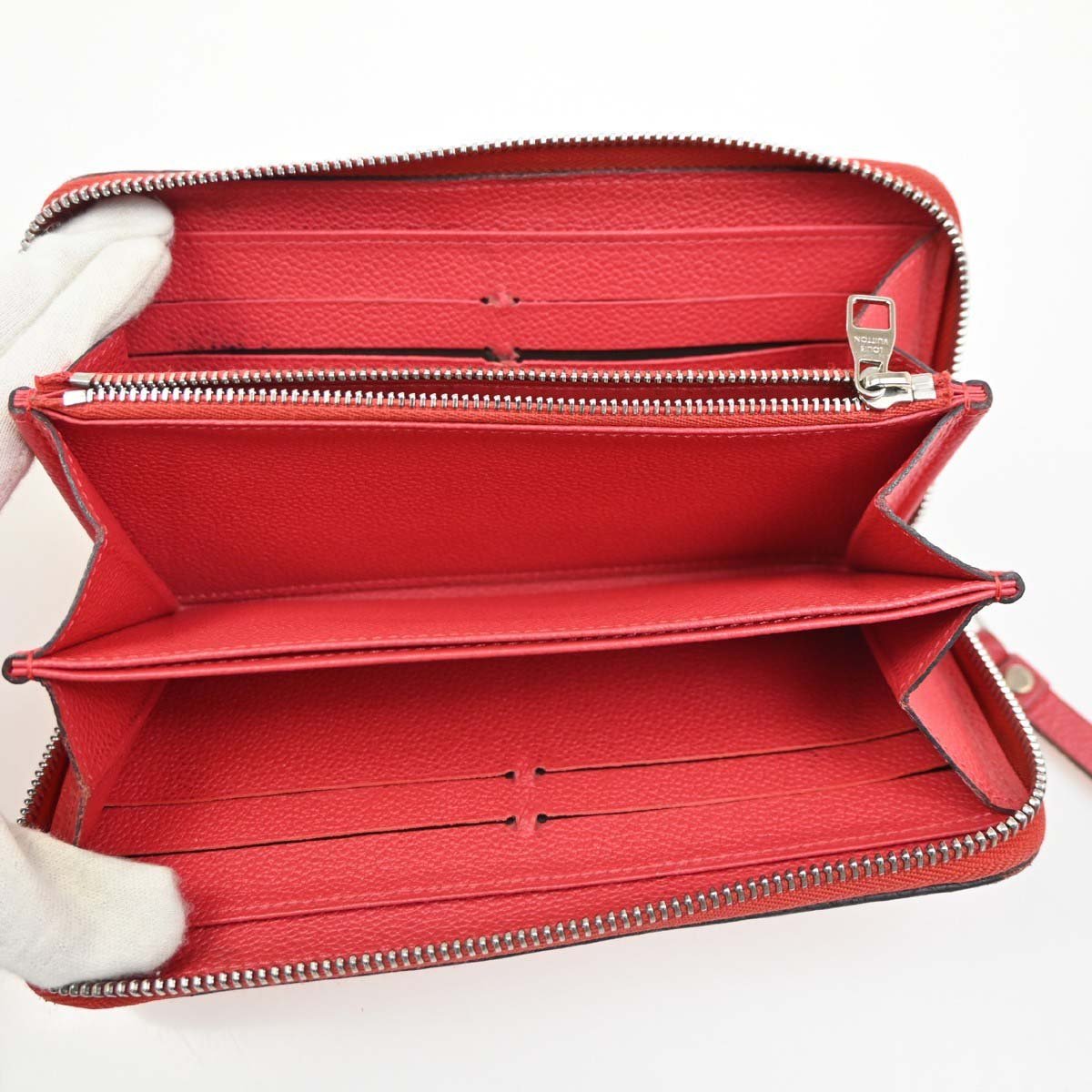 Louis Vuitton Portefeuille zippy Monogramme Empreinte Monogramme Empreinte Rood