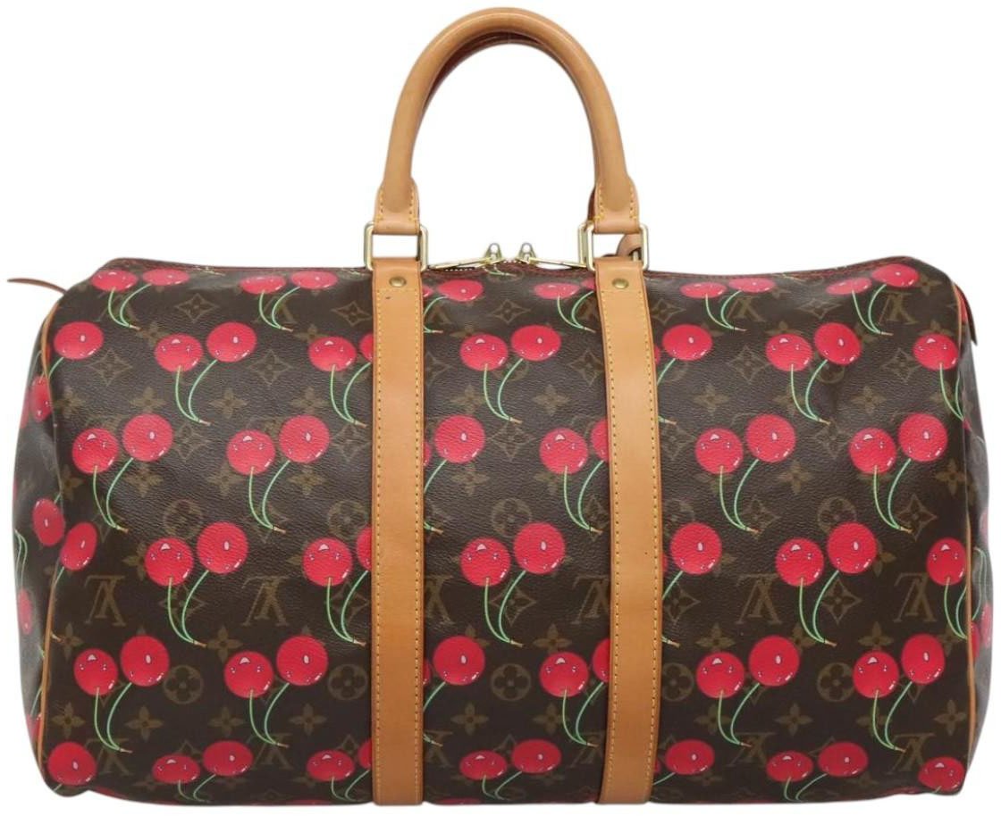 Louis Vuitton Louis Vuitton Keepall Bag Limited Edition Monogram Cerises 45 Bruin