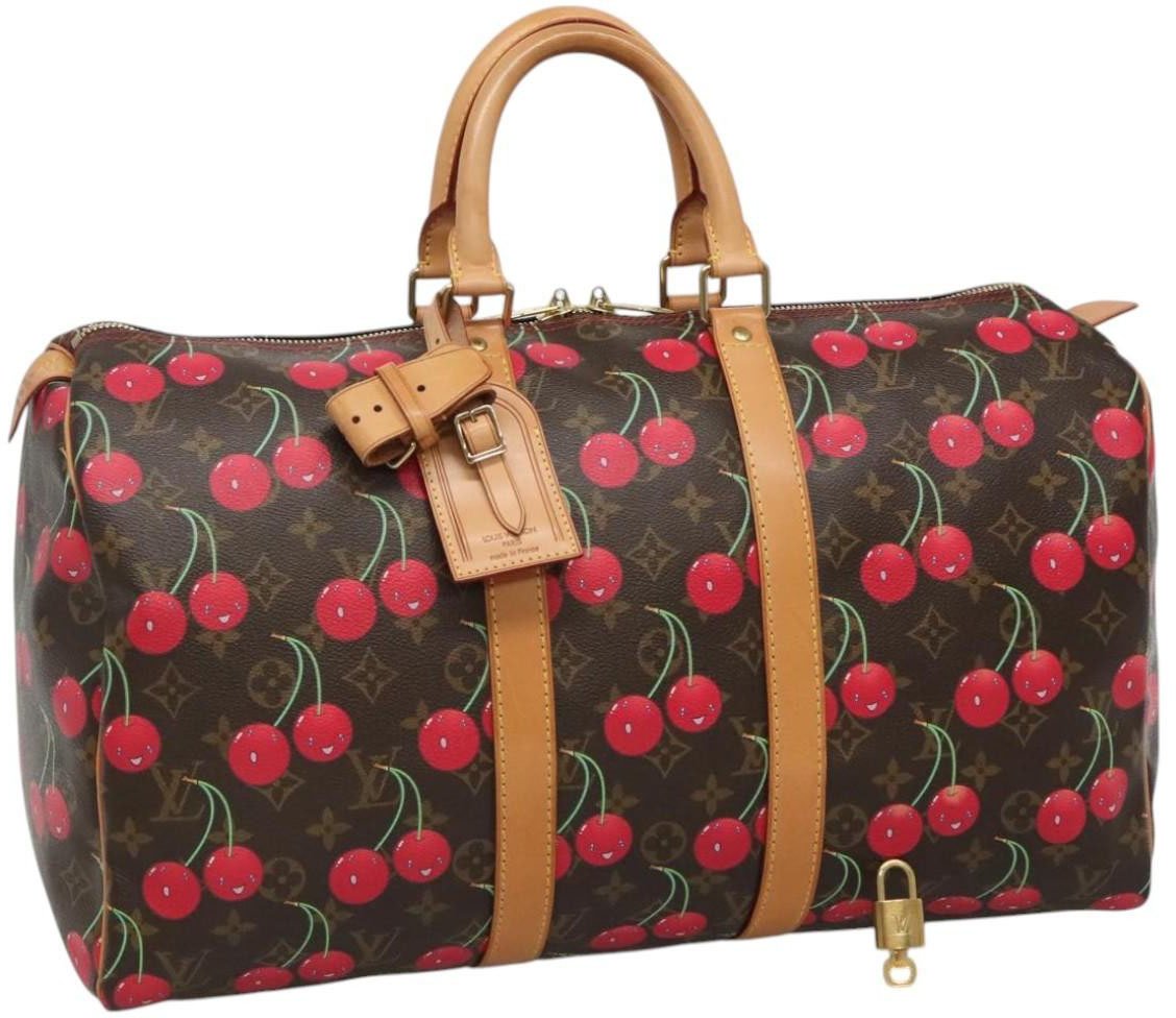Louis Vuitton Louis Vuitton Keepall Bag Limited Edition Monogram Cerises 45 Bruin