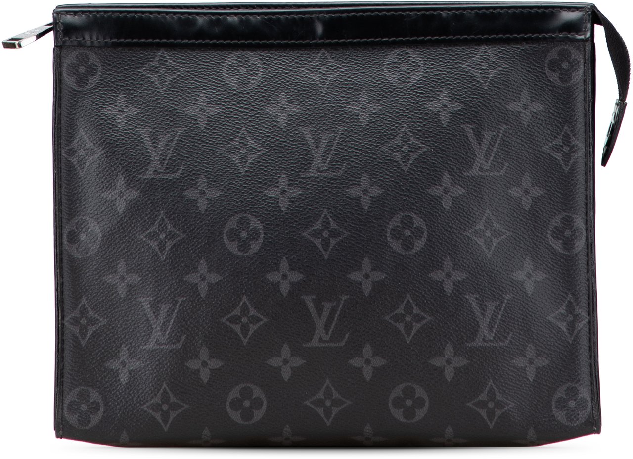 Louis Vuitton Monogram Eclipse Pochette Voyage MM Zwart