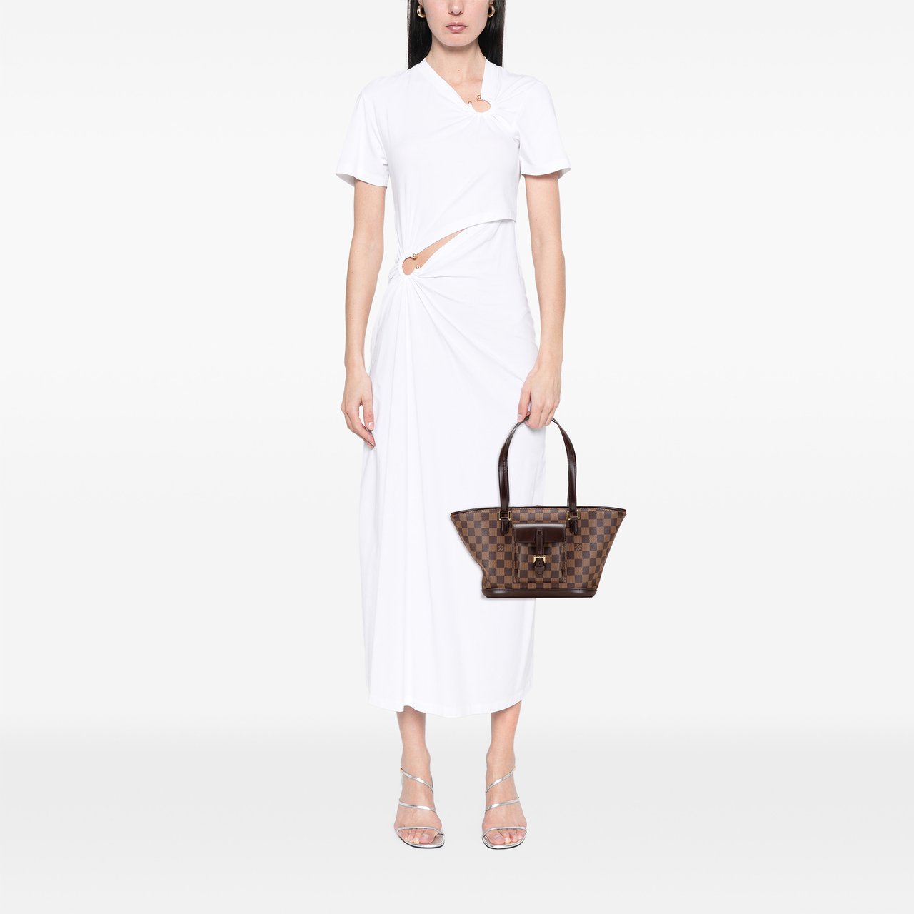 Louis Vuitton Damier Ebene Manosque PM Bruin