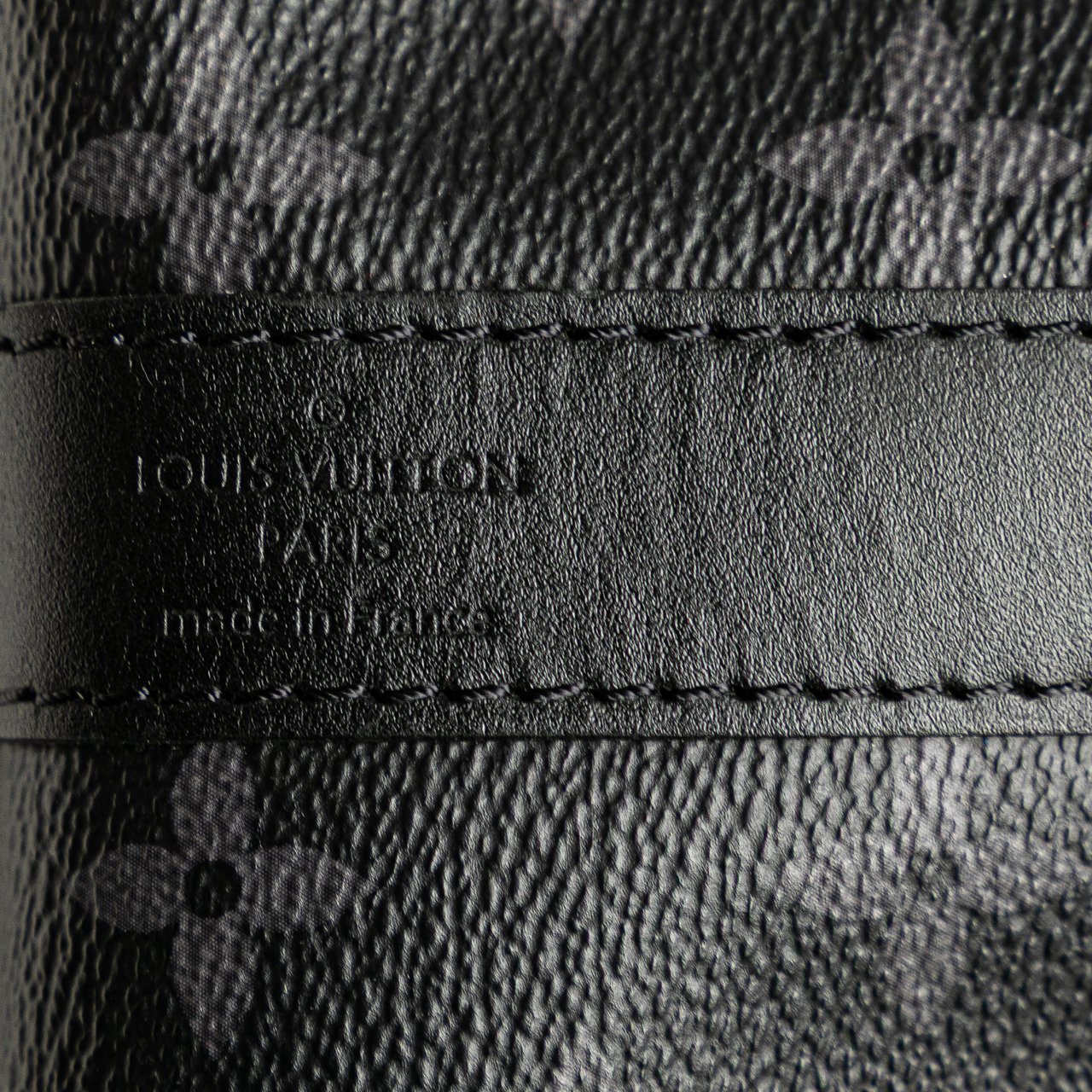 Louis Vuitton Monogram Eclipse Reverse Keepall Bandouliere 50 Grijs