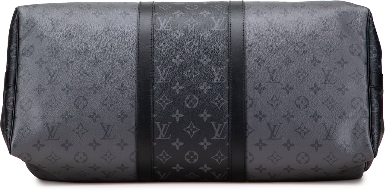 Louis Vuitton Monogram Eclipse Reverse Keepall Bandouliere 50 Grijs