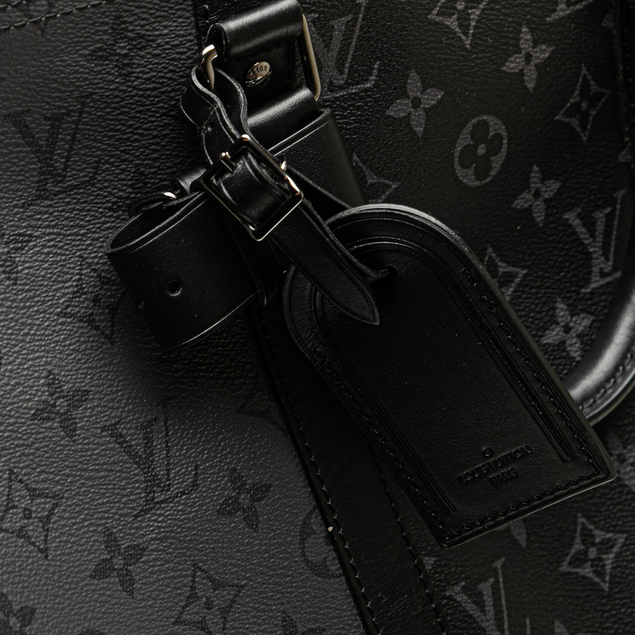 Louis Vuitton Monogram Eclipse Reverse Keepall Bandouliere 50 Grijs