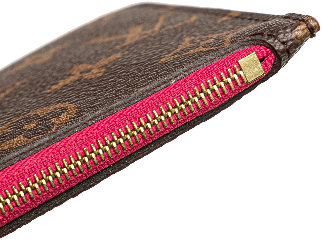 Louis Vuitton Monogram Neverfull Pouch Bruin