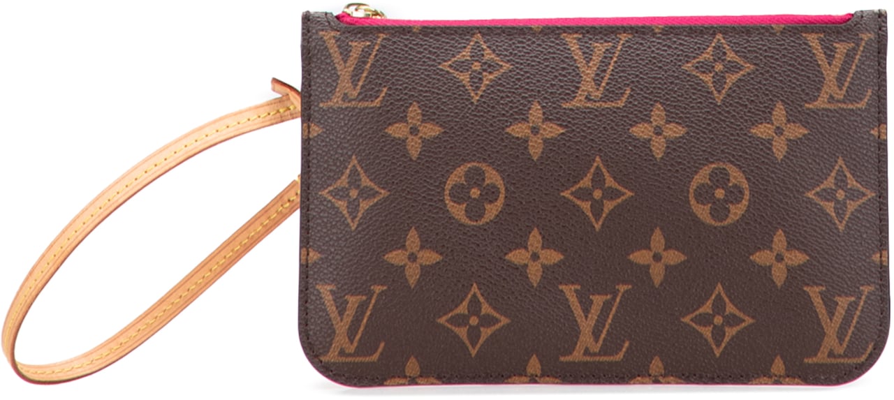 Louis Vuitton Monogram Neverfull Pouch Bruin