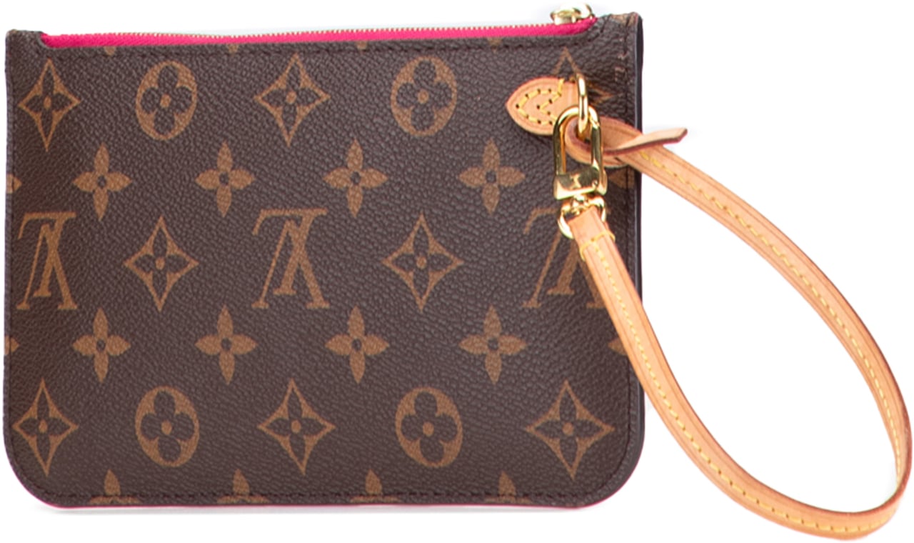 Louis Vuitton Monogram Neverfull Pouch Bruin