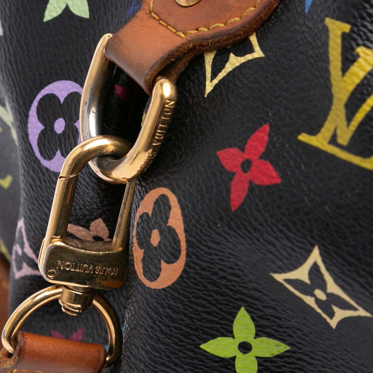 Louis Vuitton Monogram Multicolore Courtney MM Zwart