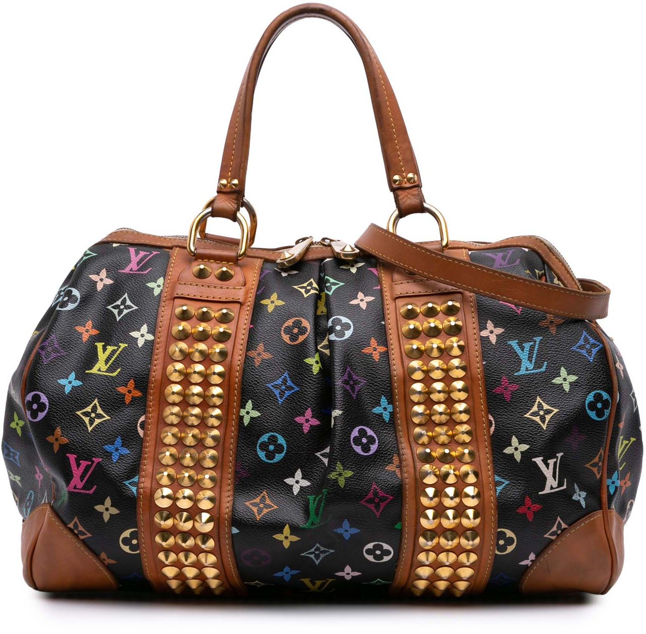 Louis Vuitton Monogram Multicolore Courtney MM Zwart