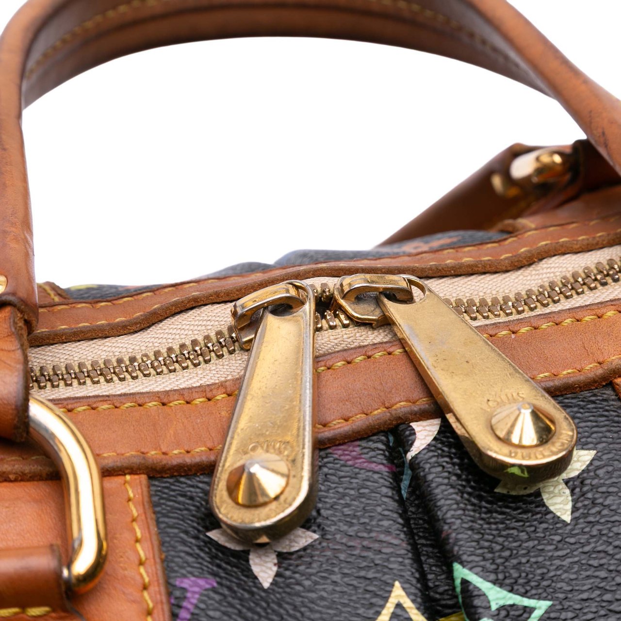 Louis Vuitton Monogram Multicolore Courtney MM Zwart