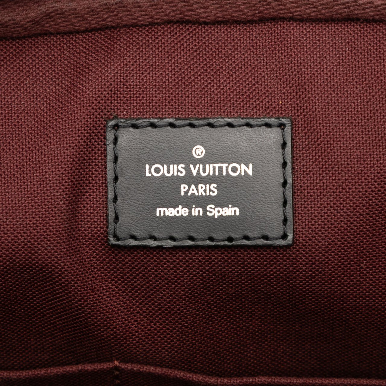 Louis Vuitton Monogram Macassar Porte Documents Voyage Bruin