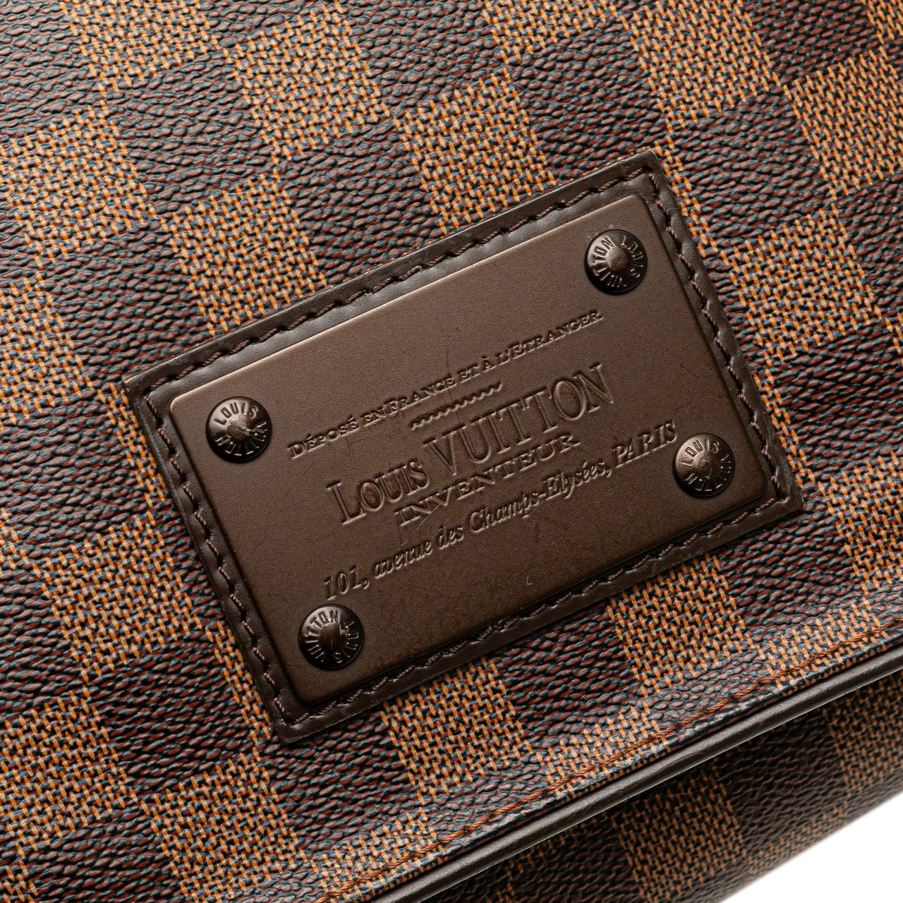 Louis Vuitton Damier Ebene Brooklyn PM Bruin