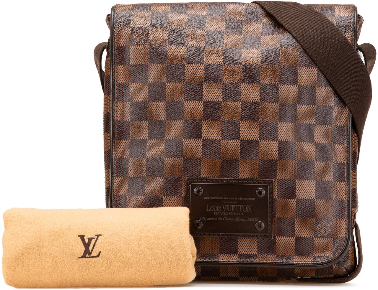 Louis Vuitton Damier Ebene Brooklyn PM Bruin