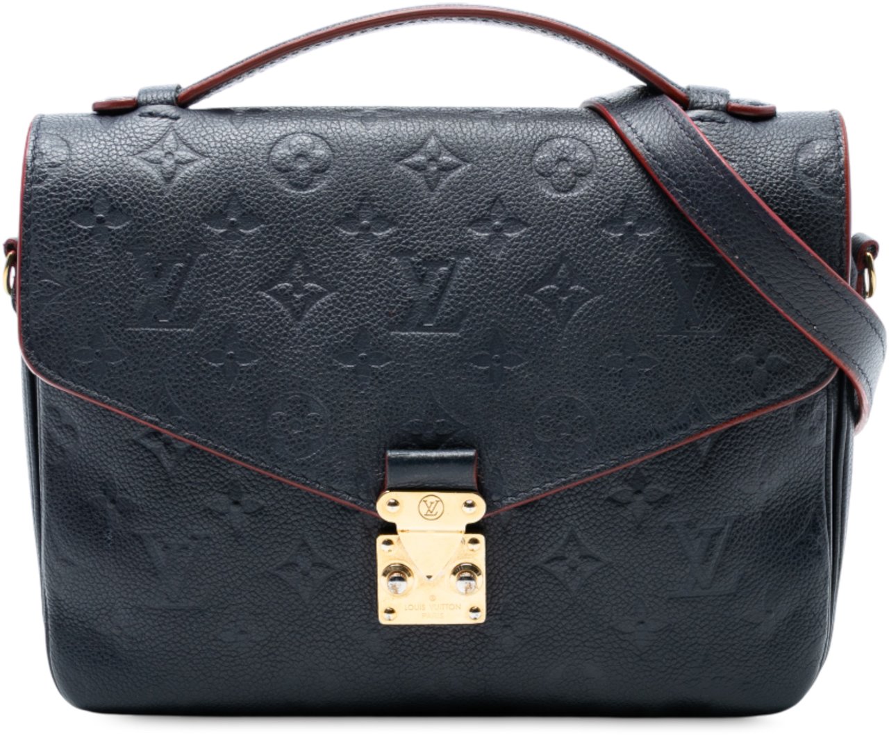 Louis Vuitton Monogram Empreinte Pochette Metis Blauw