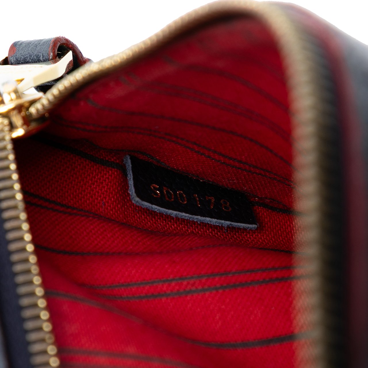 Louis Vuitton Monogram Empreinte Pochette Metis Blauw