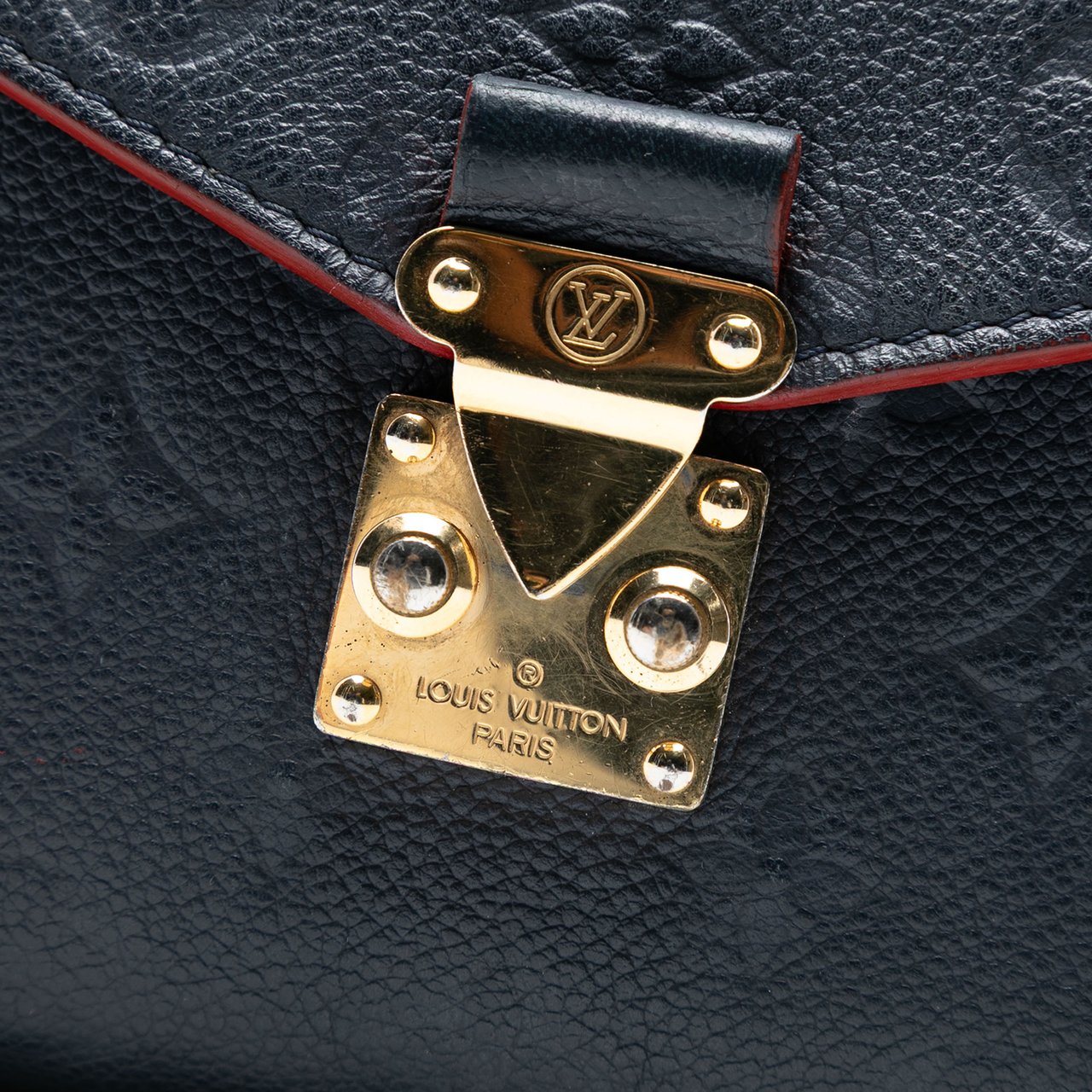 Louis Vuitton Monogram Empreinte Pochette Metis Blauw