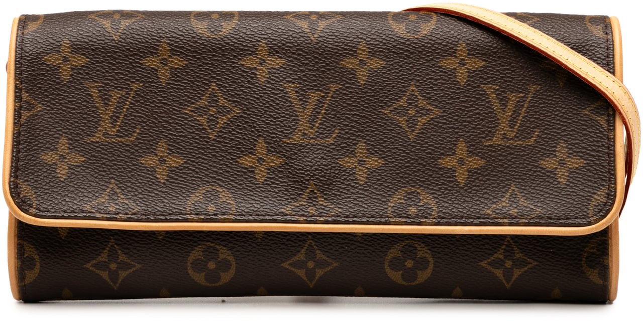 Louis Vuitton Monogram Pochette Twin GM Bruin