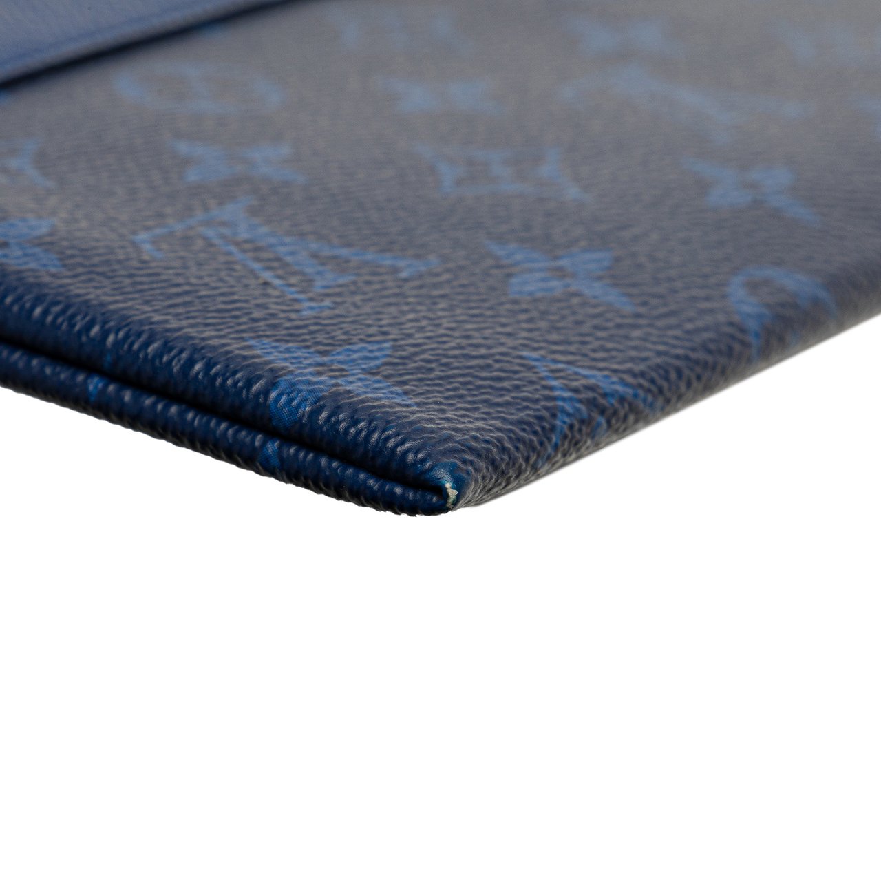 Louis Vuitton Monogram Taigarama Pochette Discovery PM Blauw