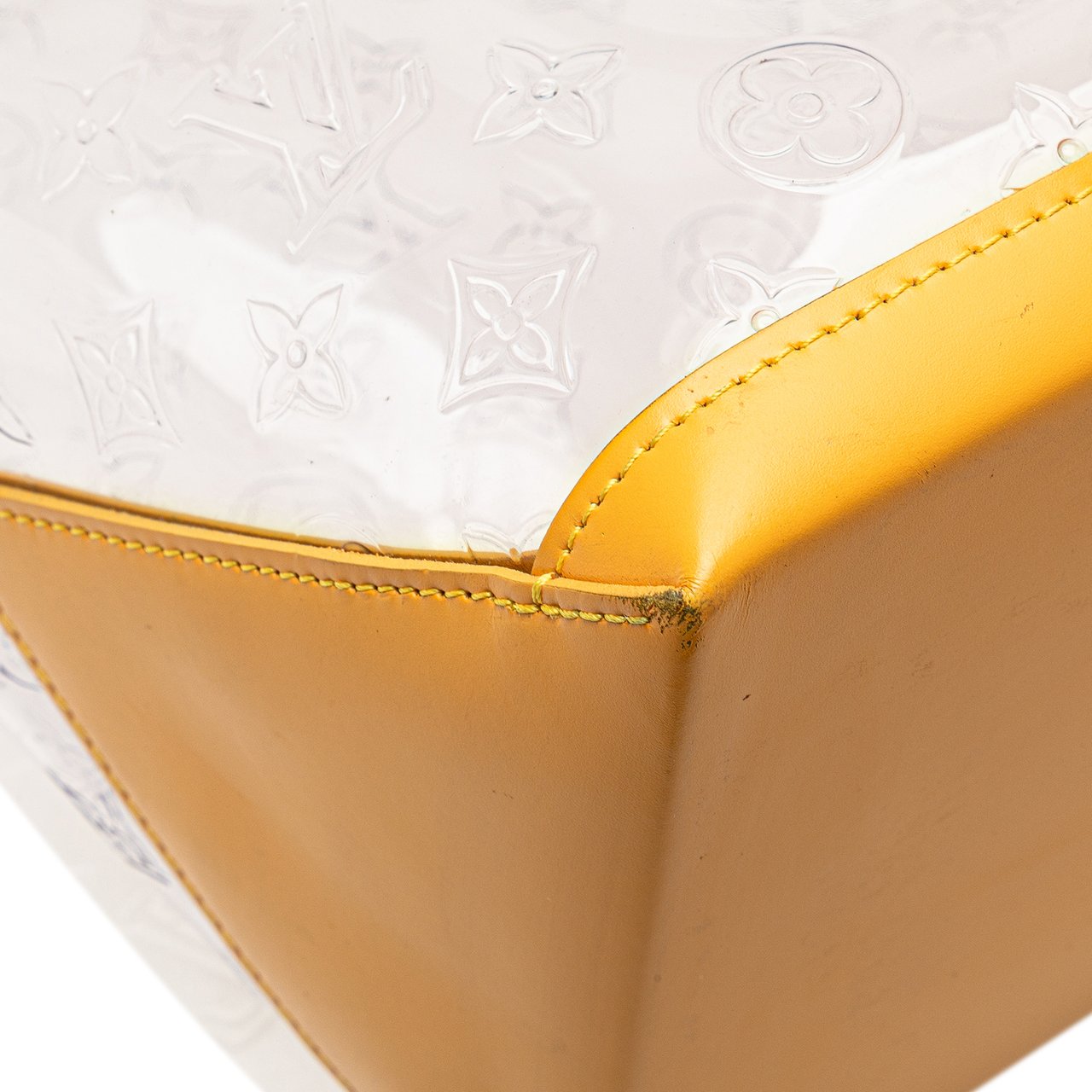 Louis Vuitton Limited Edition Brazil 500th Anniversary Monogram Vinyl Clear Cabas Wit