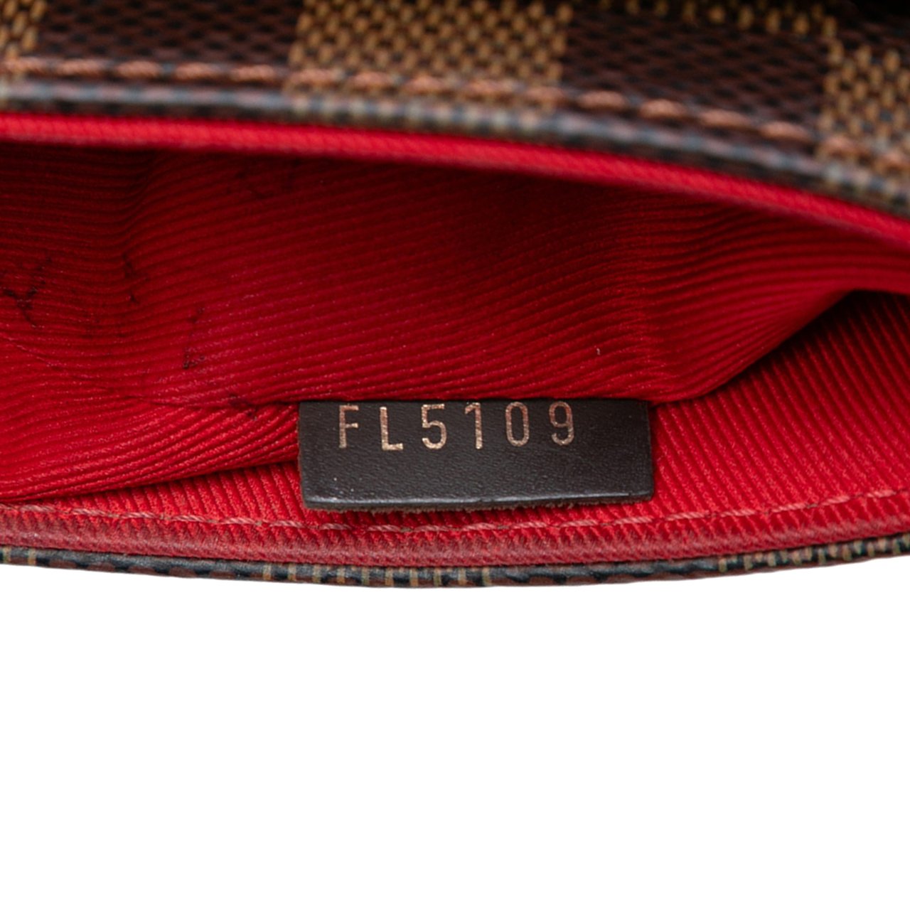 Louis Vuitton Damier Ebene Croisette Bruin