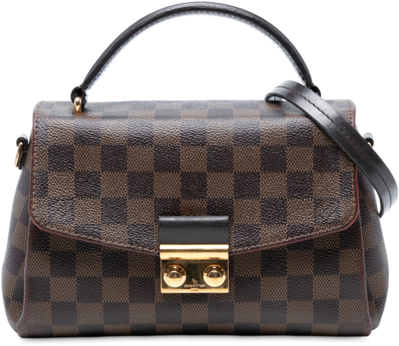 Louis Vuitton Damier Ebene Croisette Bruin