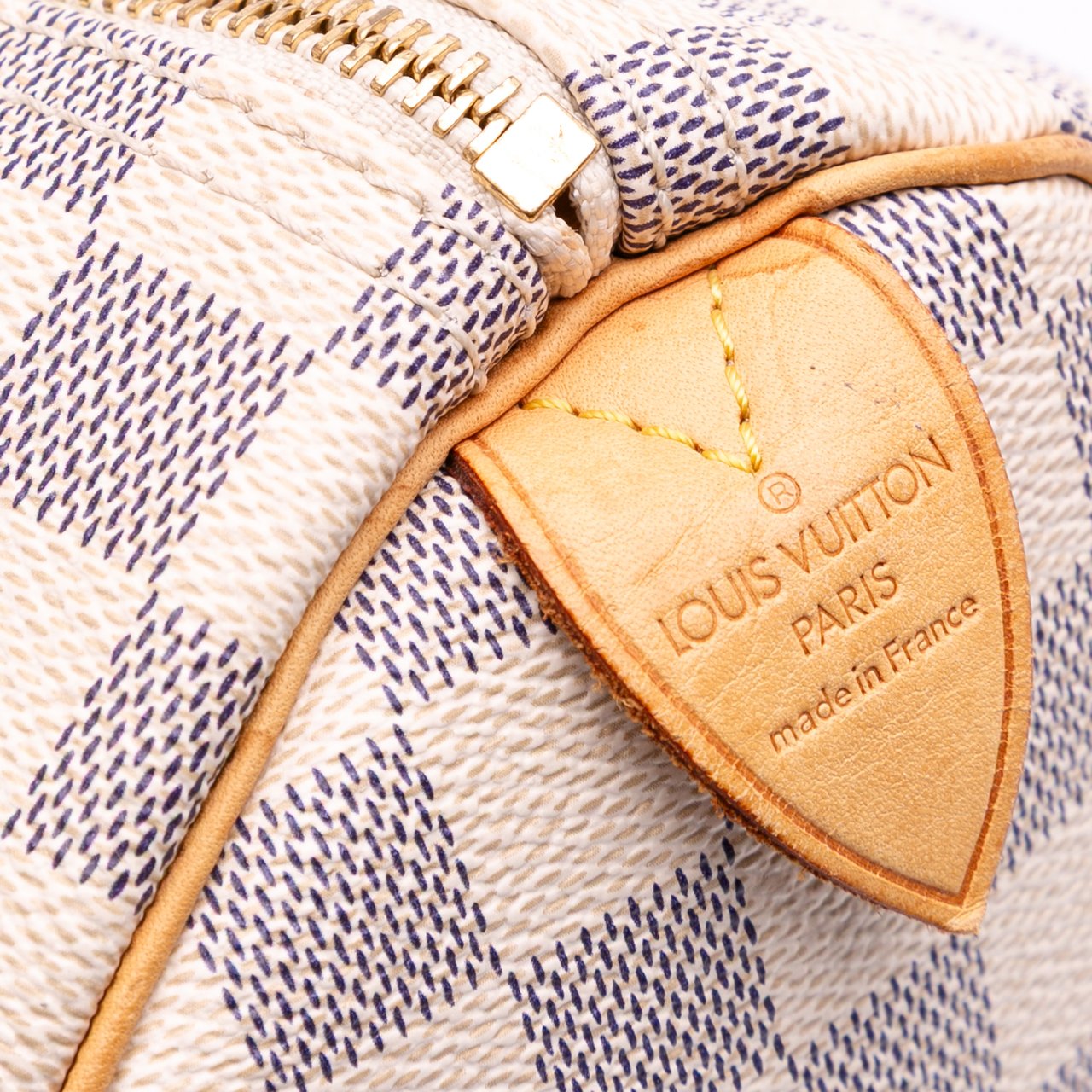 Louis Vuitton Damier Azur Speedy 30 Wit