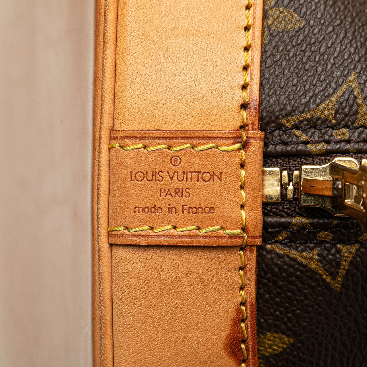 Louis Vuitton Monogram Alma PM Bruin