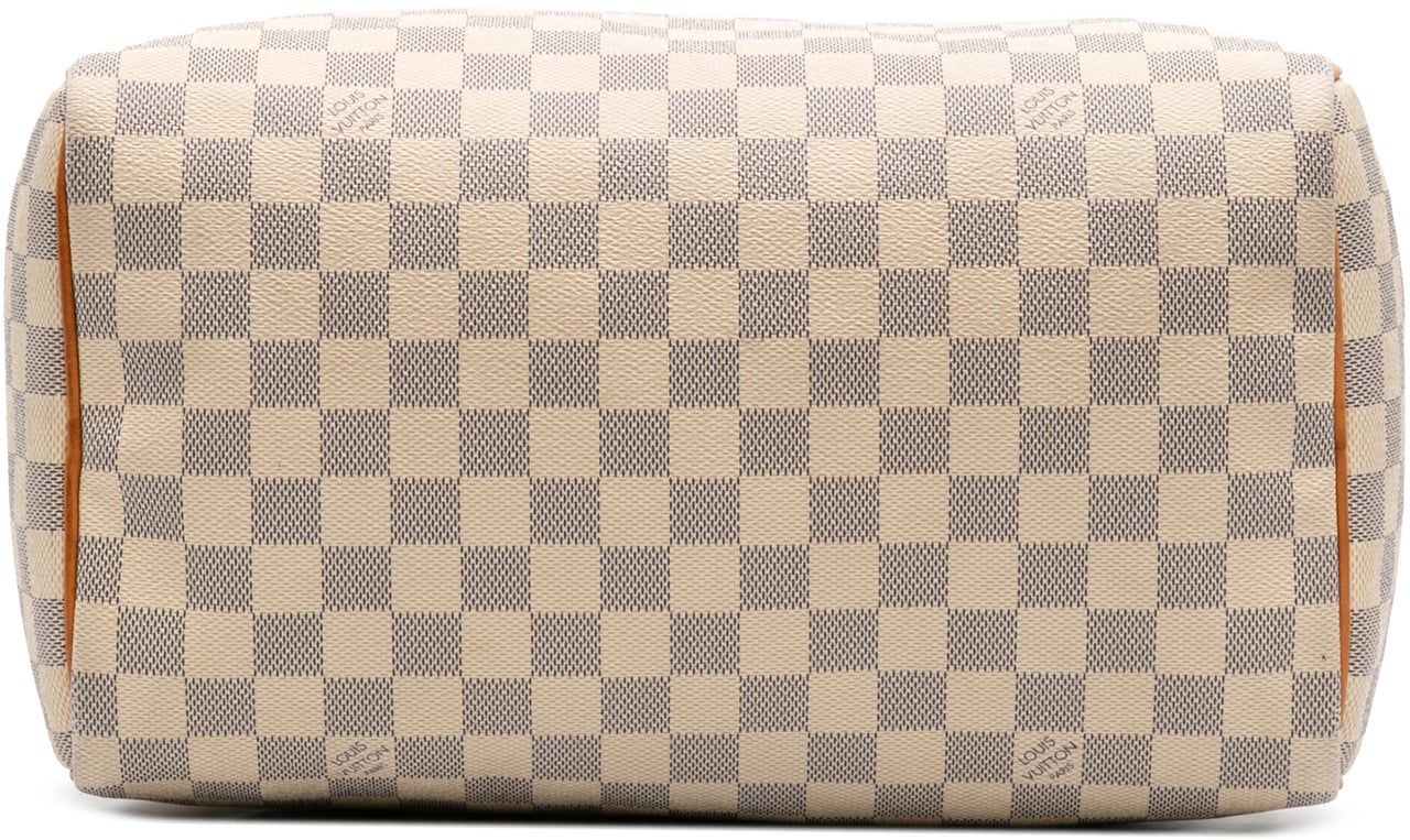 Louis Vuitton Damier Azur Speedy 30 Wit