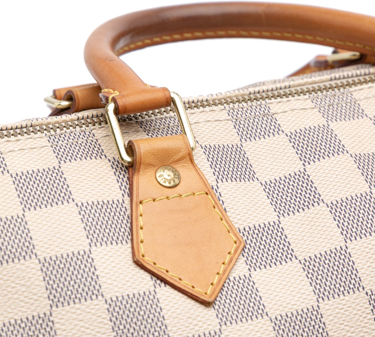 Louis Vuitton Damier Azur Speedy 30 Wit