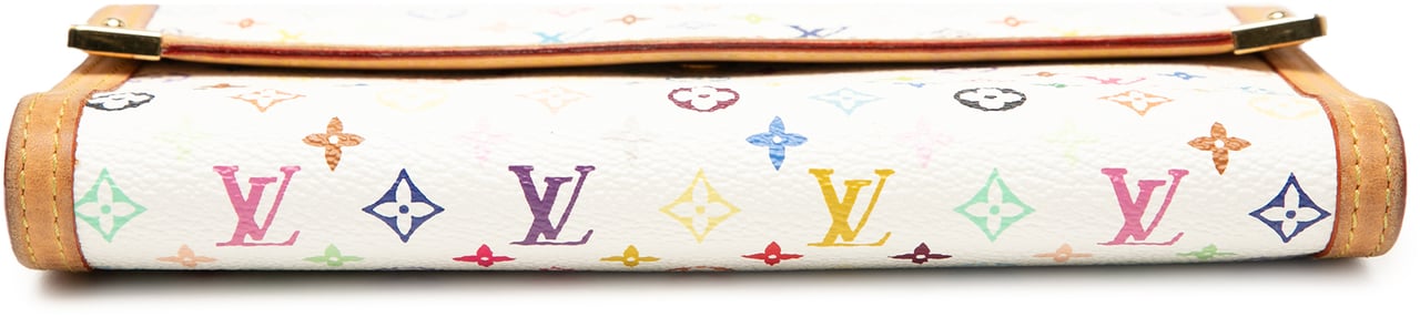 Louis Vuitton Monogram Multicolore Porte Tresor International Wallet Wit