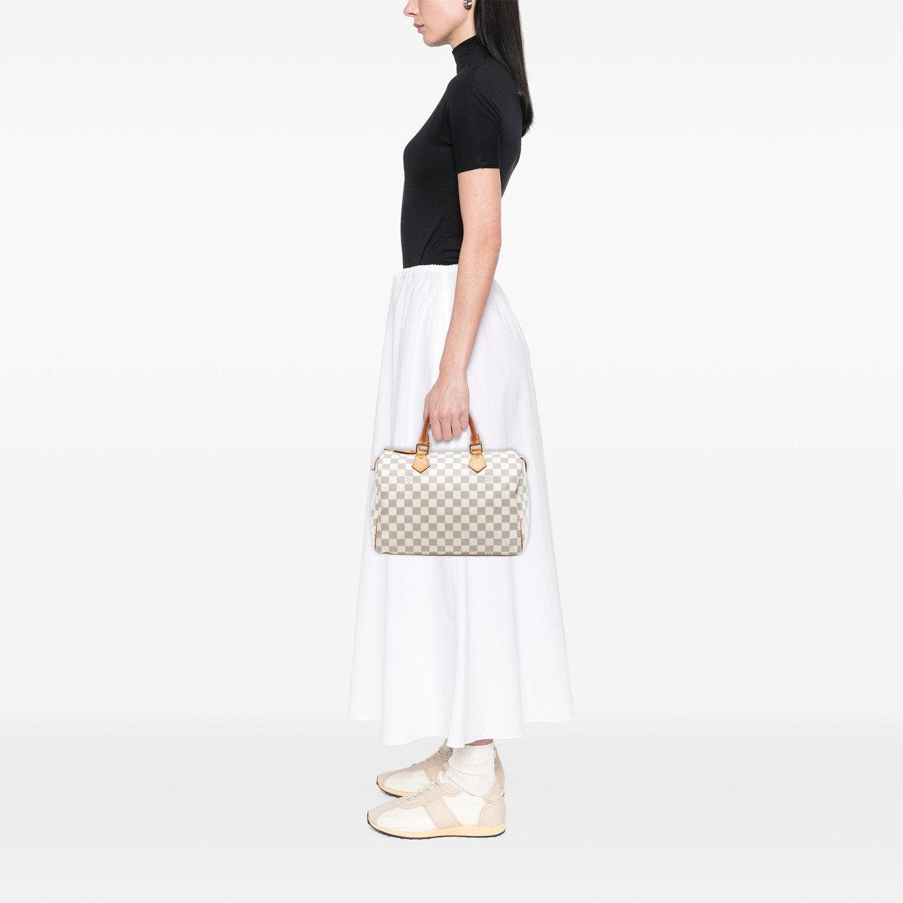 Louis Vuitton Damier Azur Speedy 30 Wit