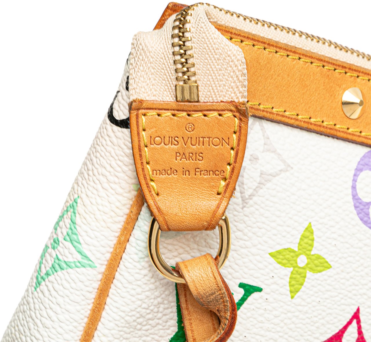 Louis Vuitton Monogram Multicolore Pochette Accessoires Wit
