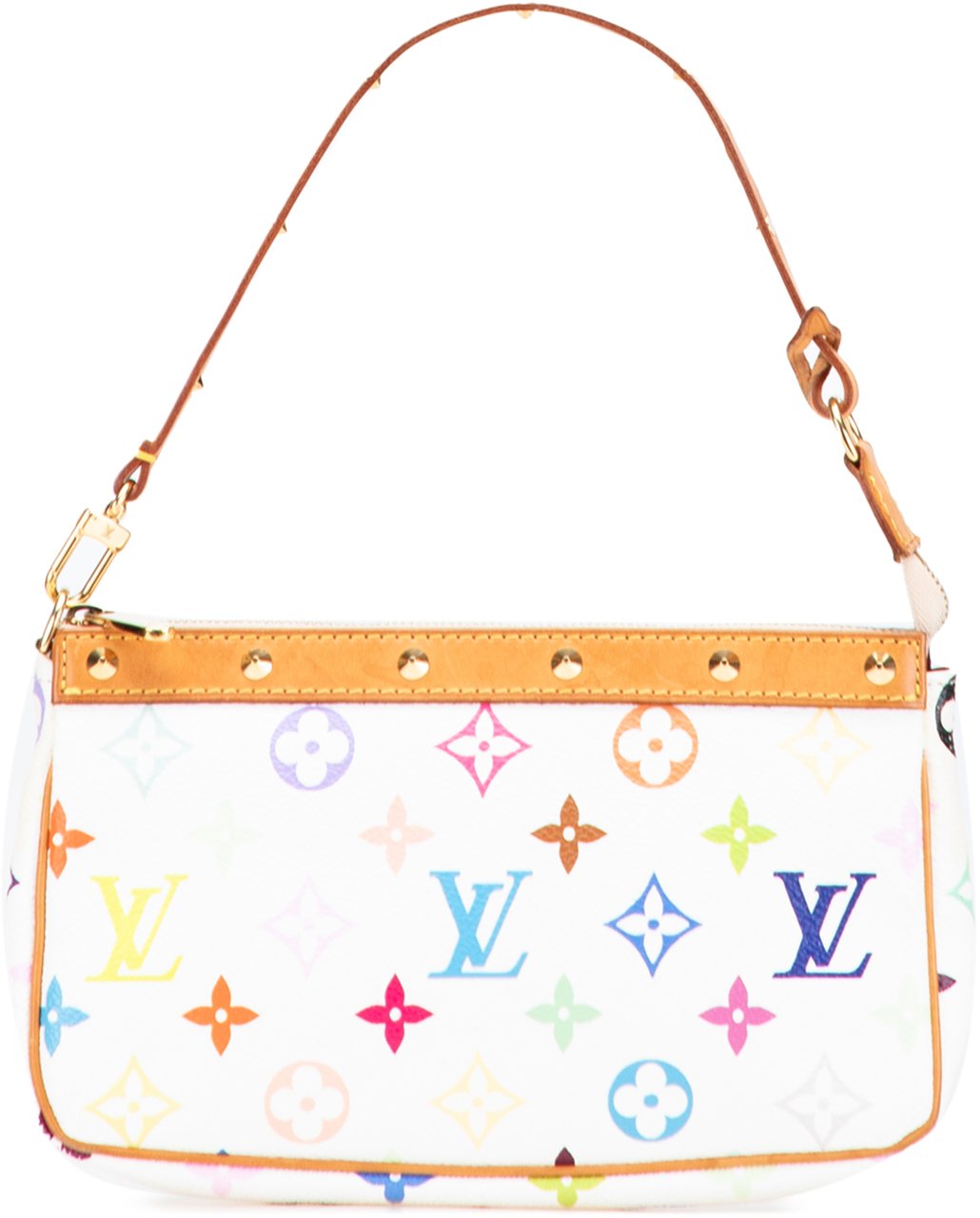 Louis Vuitton Monogram Multicolore Pochette Accessoires Wit