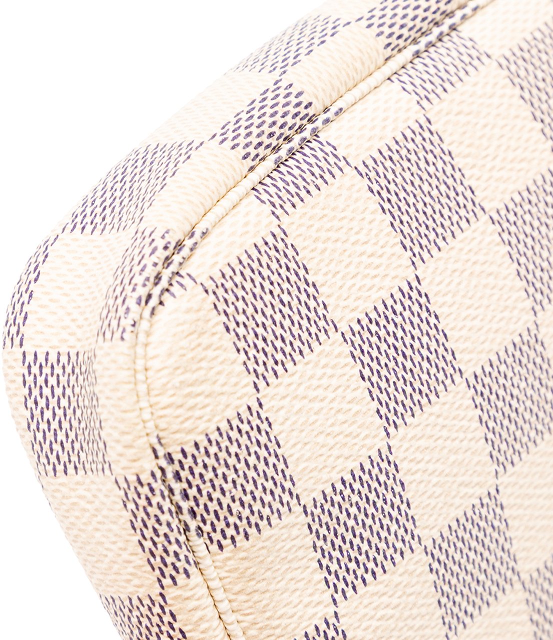 Louis Vuitton Damier Azur Mini Pochette Accessoires Wit