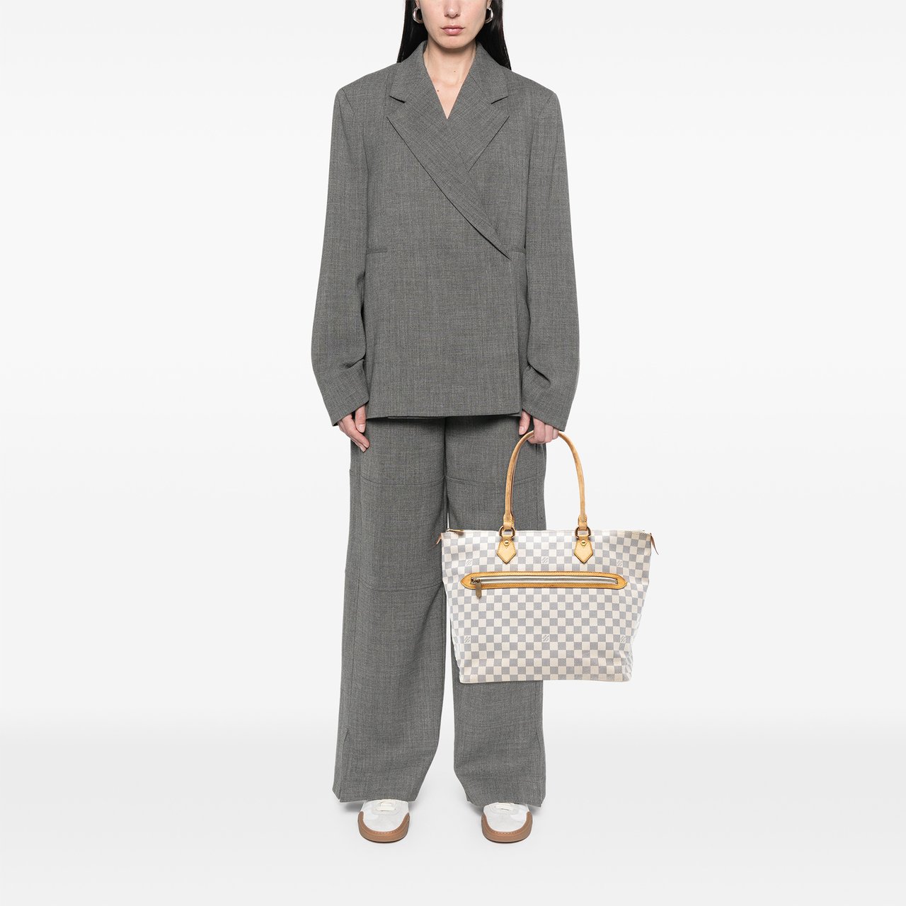 Louis Vuitton Damier Azur Saleya GM Wit