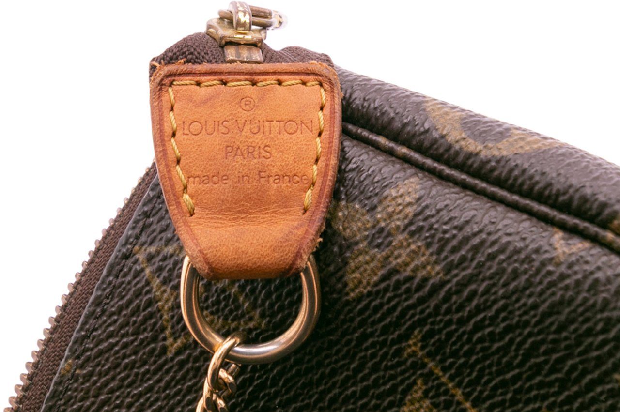 Louis Vuitton Monogram Mini Pochette Accessoires Bruin