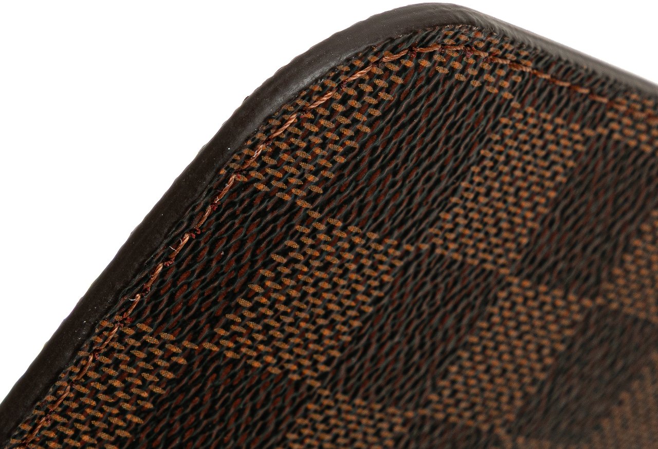 Louis Vuitton Damier Ebene Neverfull PM Pouch Bruin