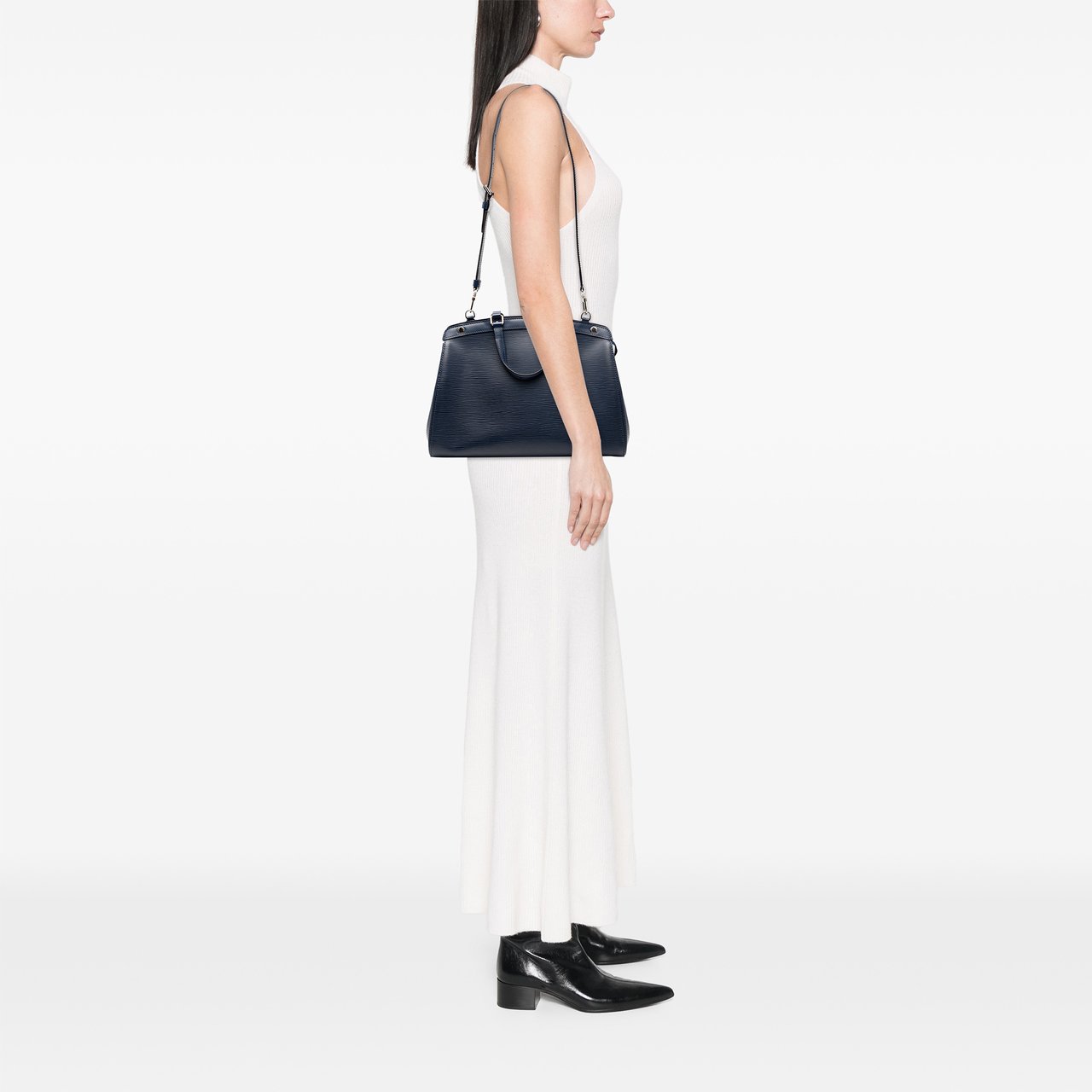 Louis Vuitton Epi Brea MM Blauw